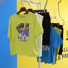 인디고뱅크키즈 2023 summer festival!!! [흡습 속건+빠른배송] 남아 여아 주니어 공용 CP 반팔 3종 세트 IKRT21401