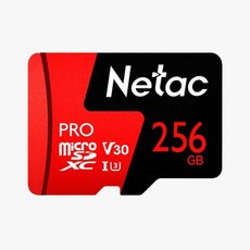 Netac Pro 마이크로 SD SDXC 카드 P500 256GB 128GB 64GB TF 카드 U3 V30 최대 100 MBs 32GB 16GB U1 컴퓨터 비디오 자동차, 5) 256GB, 1개