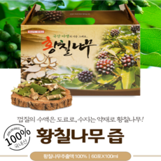 [BEST] 국내산 100% 무첨가 황칠나무즙 황칠즙 나무 엑기스 진액, 60개, 100ml