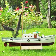 25 RC 낙소스 선박 모델 키트 목재 시뮬레이션 낚시 보트 DIY 수제 조립 선물 리모컨, RC boat kit