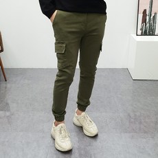 구스마켓 남자 옆카고 코튼 조거팬츠 (3XL까지 4Color)