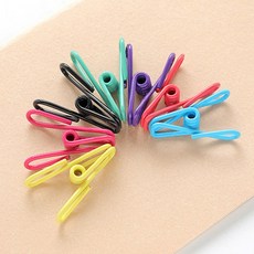 보리몰 10P 포인트집게 알록달록 빨래집개 세트 다용도집게 다용도, No.01 알록달록 빨래집게 10P
