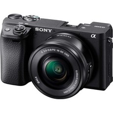 Sony Alpha a6400 미러리스 카메라 실시간 눈 자동 초점이 있는 컴팩트 APSC 교환 렌즈 디지털 4K 비디오 플립 스크린 & 1650mm E 마운트 호환 ILCE6, w/18-135mm Lens_Base