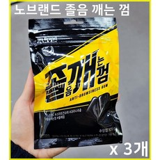 노브랜드 졸음 깨는 껌 리필용 105G X 3개 NOBRAND ANTI DROWSINESS GUM REFIIL 105G X 3, 3