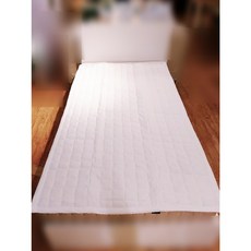 모던하우스 4면 고정밴드가 있는 시어서커 패드 SS 화이트 115X205 CV2224049