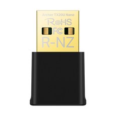 티피링크 Archer TX20U Nano 블루투스 4.2 USB 듀얼밴드 와이파이 무선랜카드, 1개