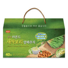 광야 아몬드 새싹보리 양배추차, 25g, 40개입, 1개