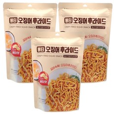 넷폴 후라이드 오징어 진미채 튀김, 3개, 100g