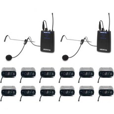 VocoPro SilentPA-IFB-12 - TV 및 영화 제작을 위한 단방향 커뮤니케이션 시스템