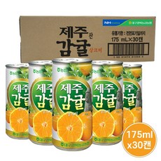 농협 우리음료 제주 감귤주스 175mlx30캔