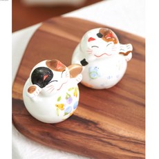 고양이도자기인형
