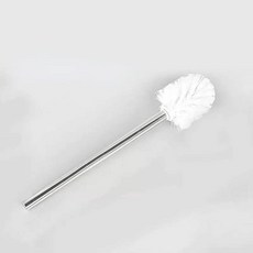 화장실용 변기 브러시 얼룩 노란색 먼지 제거 효율적인 청소 틈새, WHITE, 1개