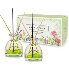 이븐데이 안티비 디퓨저 50ml 1+1 실내방향제 선물세트, 블러썸 블랙체리, 블러썸 블랙체리