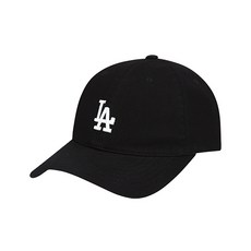 [MLB코리아 정품] 남녀공용 스몰로고 야구 커버핏 루키 볼캡 블랙LA