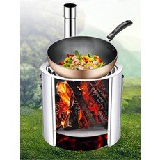 N 캠핑용 드럼통화덕 불멍화로대 우드스토브 화목난로, 1개
