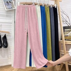 Modern Fashion 날씬해보이는 냉장고 바지 플리츠 와이드 팬츠