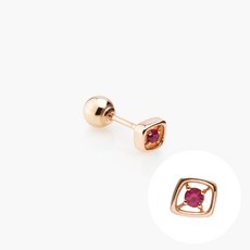 루비천연원석귀걸이