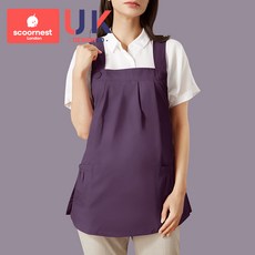 전자파차단 초기 전자파 차단 앞치마 담요 작업 옷 방사선 방어 보호, 버튼핏-다크퍼플, 1개