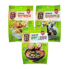 풀무원 미소된장국 황태미역국 계란북엇국 5개입 (총15개 15인분), 된장국5개+미역국5개+북엇국5개 (총15개), 15개