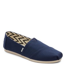 TOMS 여성용 Alpargata 재활용 슬립온 네이비 네이비