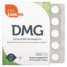 잘러 DMG 500mg 츄어블 타블렛 글루텐 프리, 1개, 90개