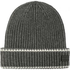 타미 힐피거 남성 대표팀 스켈레톤 플레이트 커프 모자, One Size, Charcoal Heather, 1개
