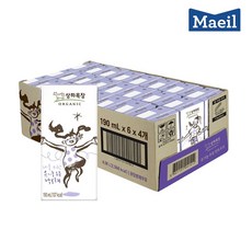 매일 상하목장 유기농 멸균우유 락토프리 190ml 24팩