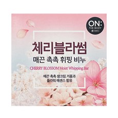 온더바디 촉촉한 휘핑비누 체리블러썸, 90g, 12개