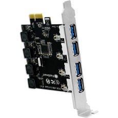 NEXT 407NEC LP USB 3.0 7포트 PCI-Express 확장 카드 LP브라켓 기본제공 USB확장카드 상품 이미지