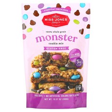 1+1 미스 존스 베이킹 100% Whole Grain Monster Cookie Mix, 2kg