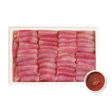 쫄깃쫄깃 찰진 전라도 목포 삭힌/생 홍어회 500g/1kg, 중간 삭힌 홍어 1kg, 1개