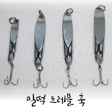 [낚시장터] 밀떡 트레블훅 스푼루어 떡스푼(5개입)