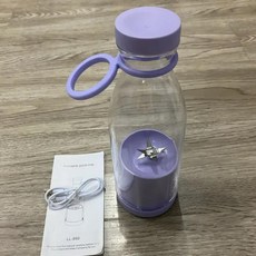 휴대용 전기 과일 착즙기 귀여운 수동 와인 병 주스 컵 충전식, B.420ml