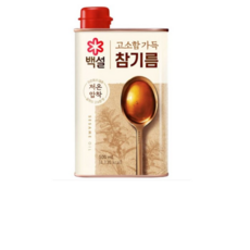 CJ제일제당 백설 고소함가득 참기름, 500ml, 4개