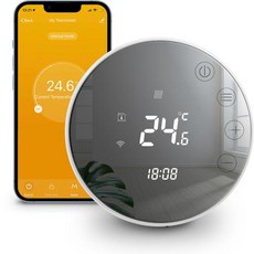 리모컨 BeokTuya 스마트 와이파이 온도 조절기 따뜻한 바닥 가스 보일러 난방 조절 LCD 터치 스크린 원격 제어 앨리스 알렉사, WIFI_CHINA | 3A Water Floor