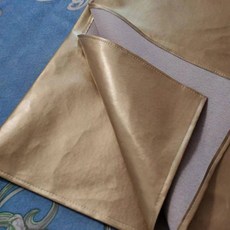 기저귀 패드 방수 워싱 프리 PU 시트 양로원 가죽 기저귀 케어 패드, 라이트골드, 200x125cm, 1개