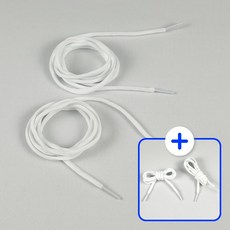 1+1 에어맥스 운동화끈 우동 신발끈 화이트 120cm