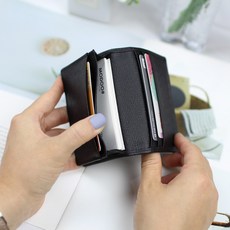 모두샵 사피아노 가죽 명함지갑 명함케이스 카드지갑 카드홀더 선물상자 쇼핑백포함 MARLM101 - 이미지 4