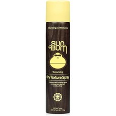 Sun Bum 드라이 Texture 스프레이 비건 & Cruelty 프리 Buildable 볼륨 Texture 스프레이 매트 Hold 119g, 2개
