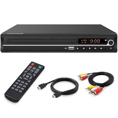 블루레이 플레이어 리모컨 입력 지원 USB 케이블 DVD HD 영역 HDMI 가정용 포함 TV용 풀 Foramor 1080P 플레이어