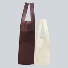 부직포캐리어 100매, 2구용 크림색, 1개
