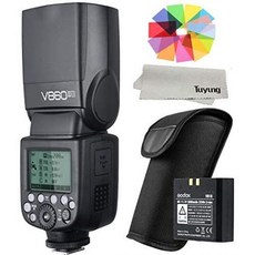 Godox V860II-O E-TTL HSS 18000s 2.4G GN60 Li-ion Battery Camera Flash speedlite for Olympus E-M10II, One Color_One Size, 상세 설명 참조0