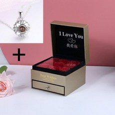 100가지언어사랑해목걸이장미케이스