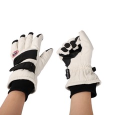 루사라 보온 스키장갑 보드장갑, 블랙