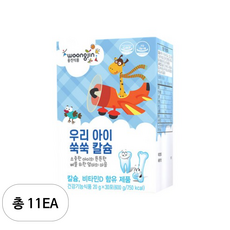 웅진 우리 아이 쑥쑥 칼슘 젤리 30p, 600g, 11개