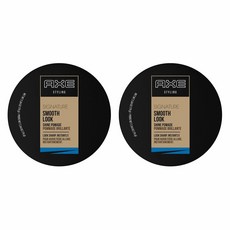 AXE 엑스 스무스 룩 헤어 포마드 샤인 2.64oz 2팩, 단일상품
