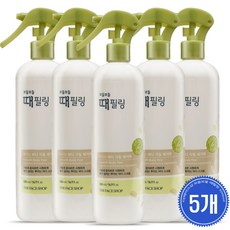 더페이스샵 때필링 500ml 때수건 때밀기 바디필링젤 닭살피부 바디필링 각질제거제 몸각질제거 다리각질, 5개