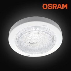 오스람 원형 LED 센서등 15W 주광색 현관 복도 계단 베란다 조명, 1개 1개