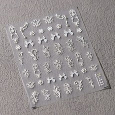 [디비투] 큐빅보석스톤 데코스티커 네일스티커(48종), T-46, 1개