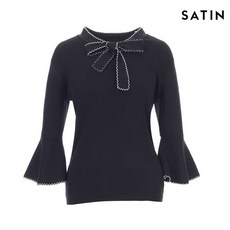 샤틴 리본넥 디자인 니트 S203C904 11